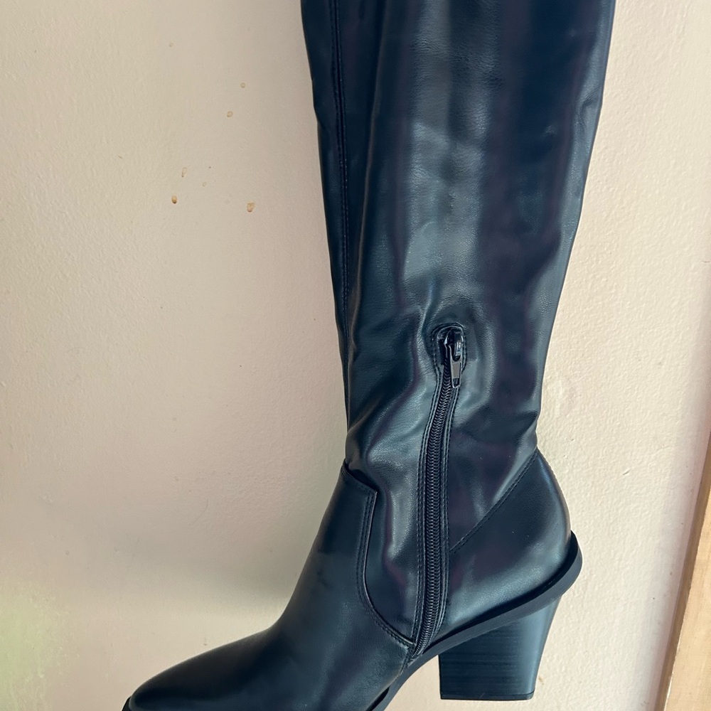 Black over Knee-High Women's Boots